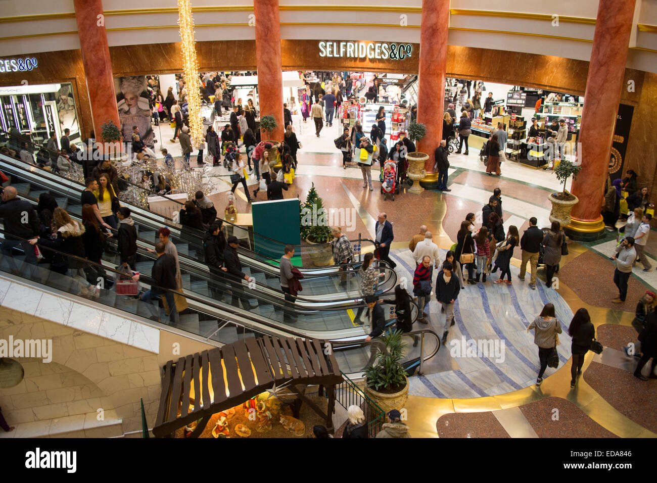 Selfridges Inside the Intu Trafford Centre indoor shopping complex in Dumplington, Greater Manchester, England Stock Photo