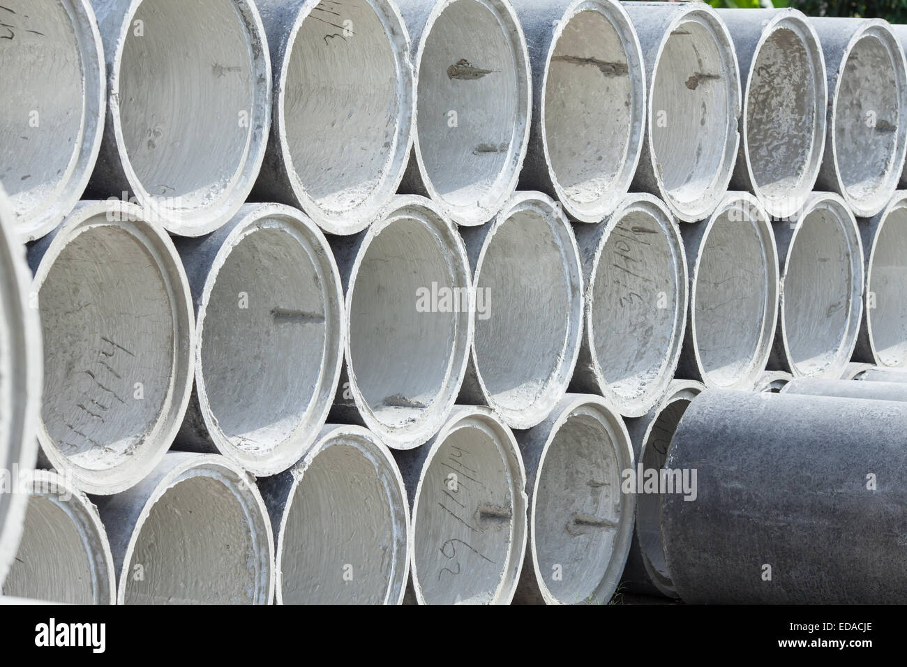 concrete pipe for use in construction, housing and heavy industry Stock