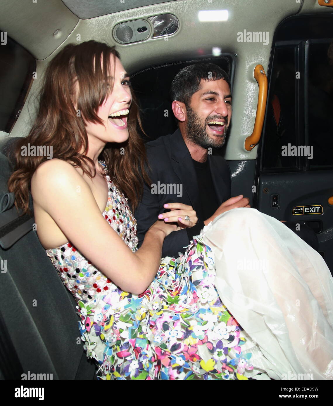 Celebrities at the Groucho Club Featuring: Keira Knightley Where