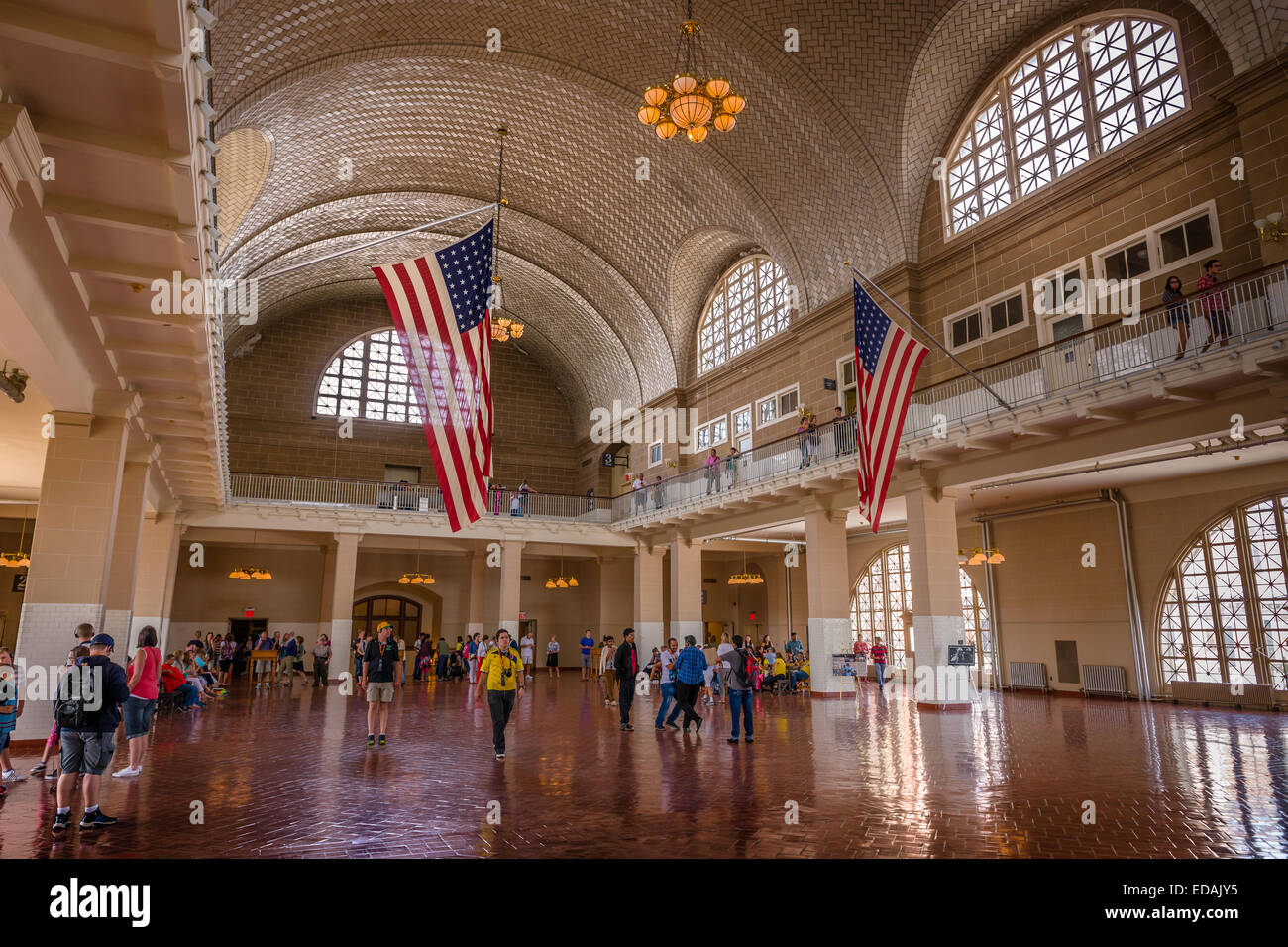 Ellis Island Museum Stock Photo
