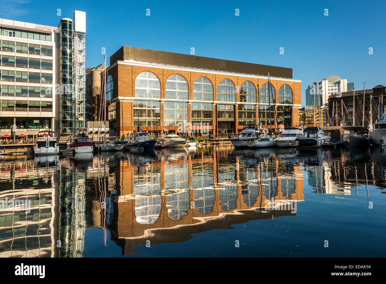Commodity Quay in St Katharine docks East London is a warehouse
