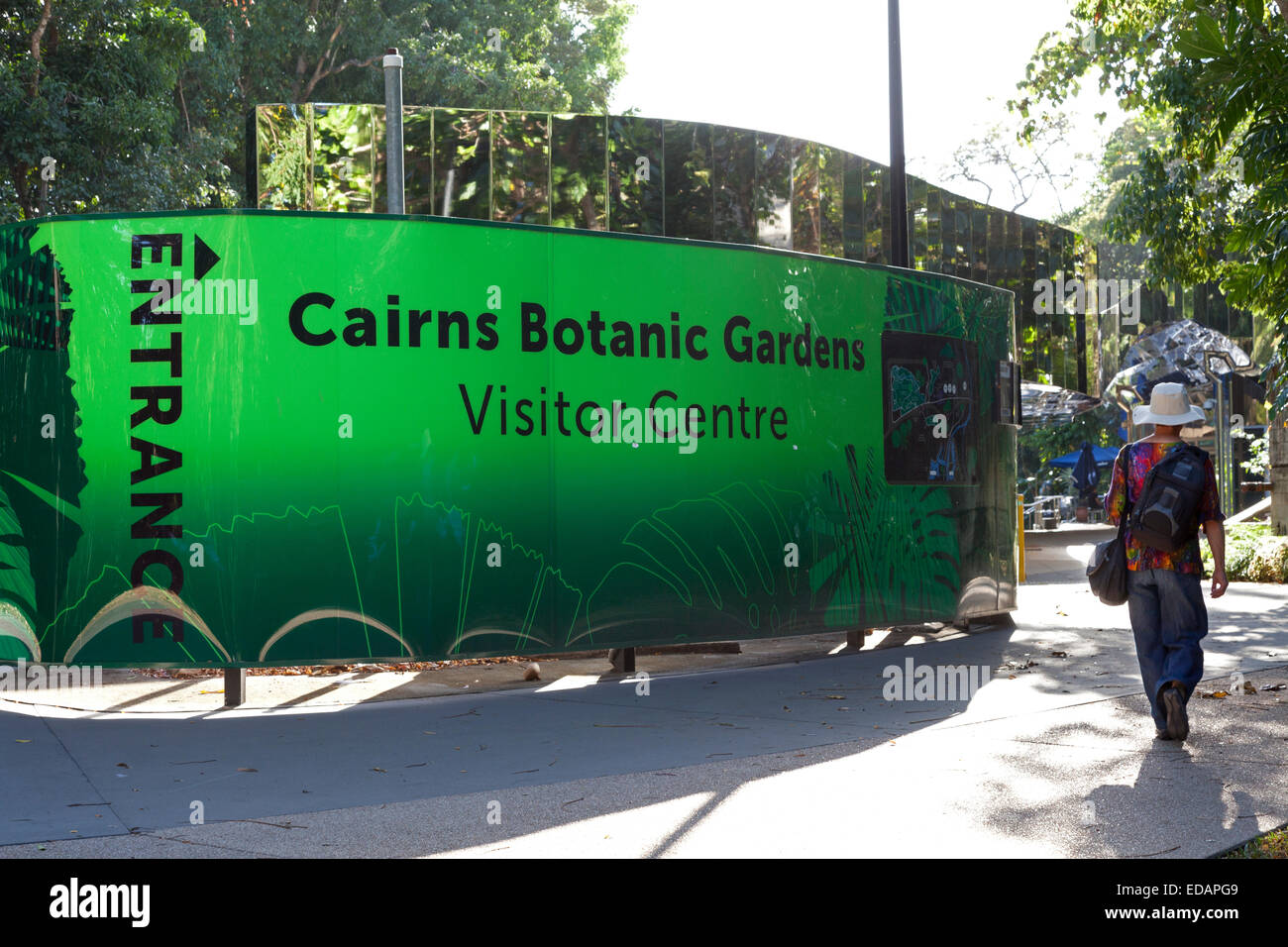 Visitor centre of the Botanic gardens in Cairns, Australia Stock Photo