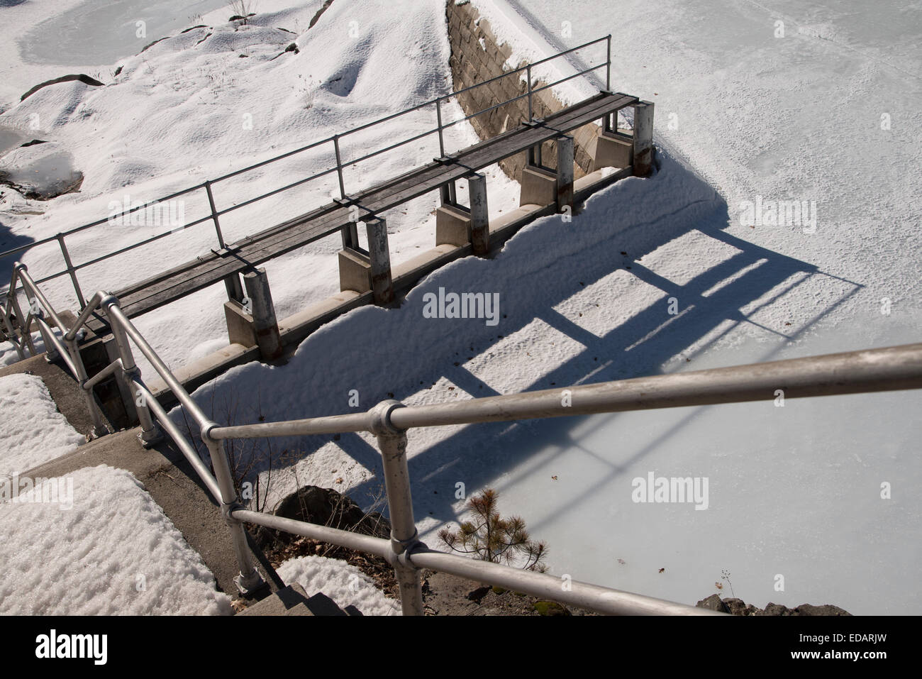 Quabbin Boats in Winter, Quabbin Reservoir Stock Photo Alamy