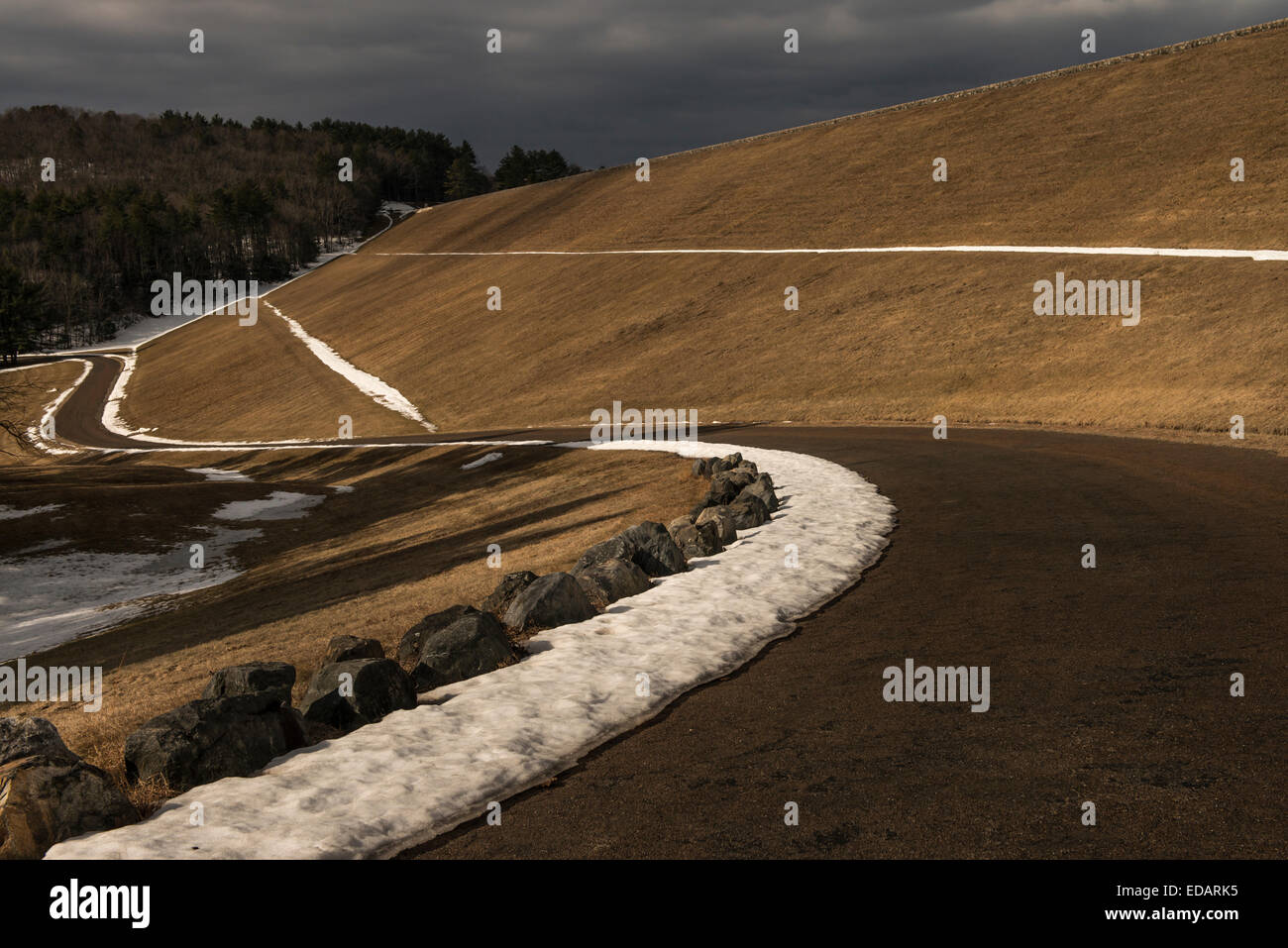 Quabbin Boats in Winter, Quabbin Reservoir Stock Photo Alamy