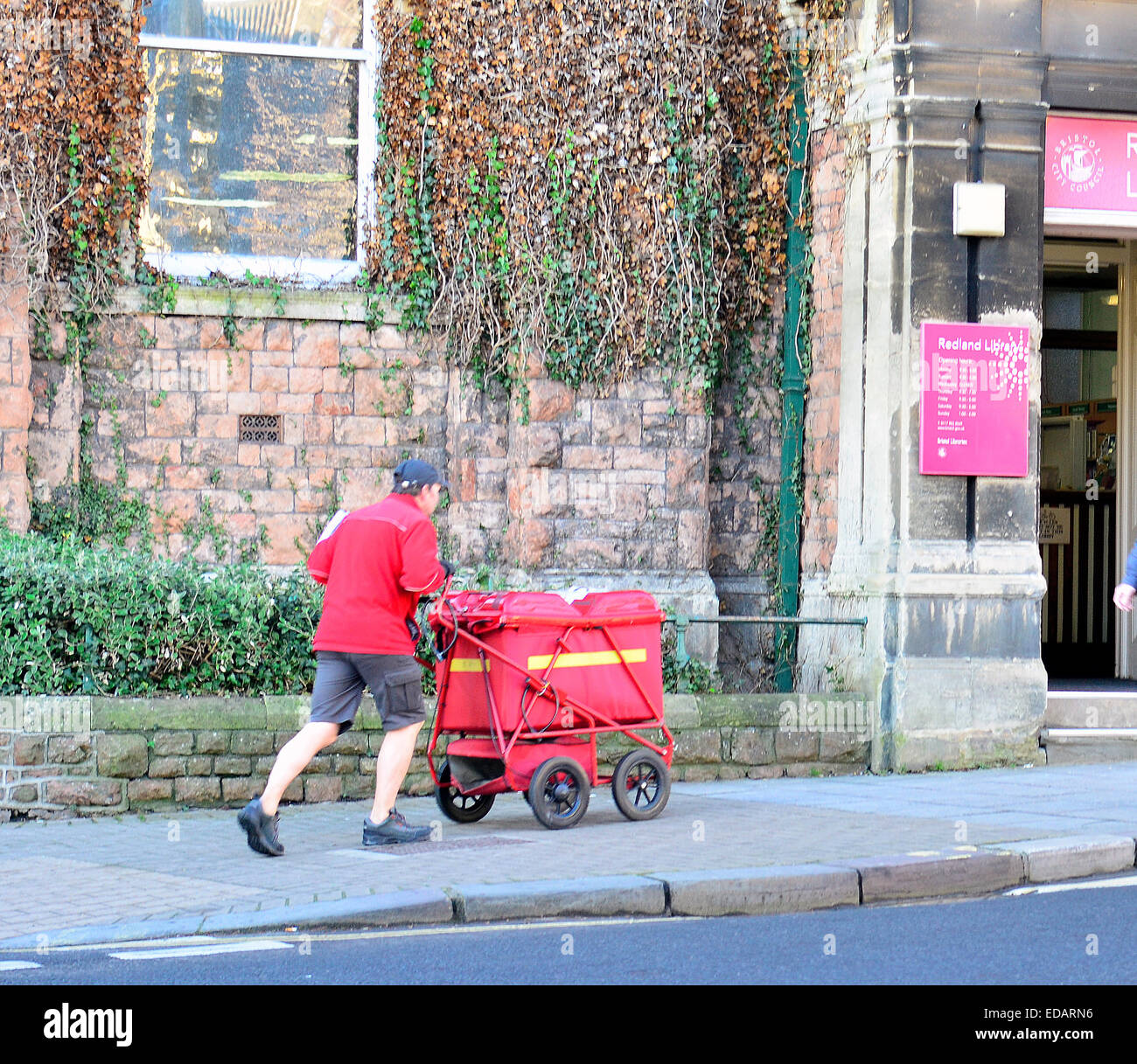 Post office mail delivery man Stock Photo Alamy