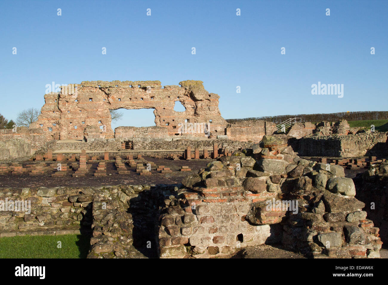 Wroxeter Roman City Shropshire Stock Photo Alamy