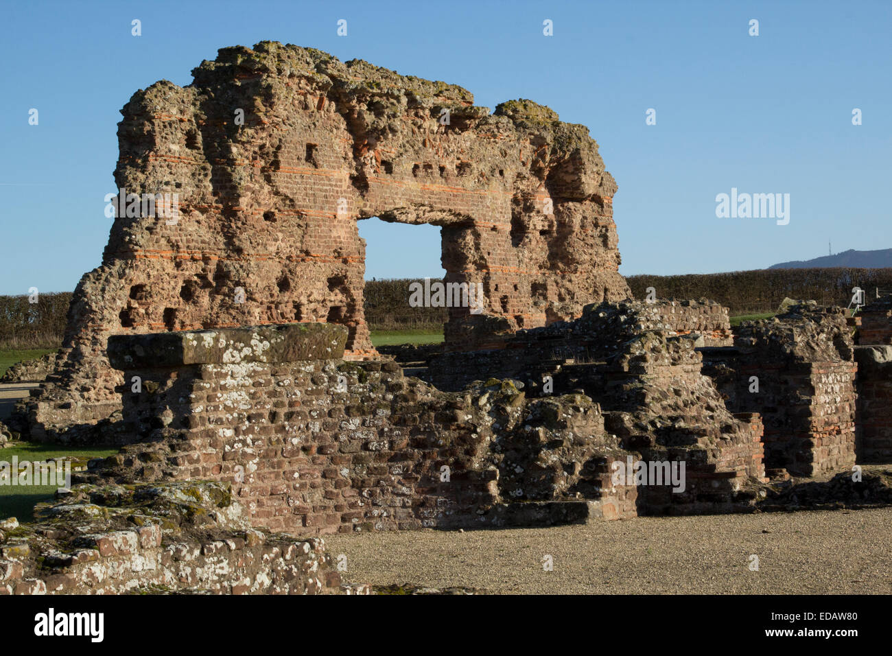 Wroxeter Roman City Shropshire Stock Photo Alamy