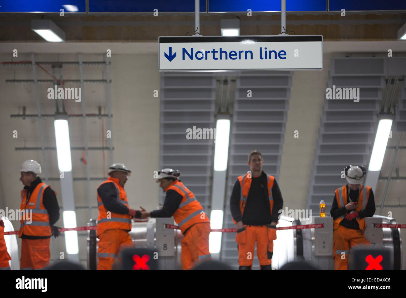 Tottenham Court Road Tube Station, redevelopment on the Northern Line