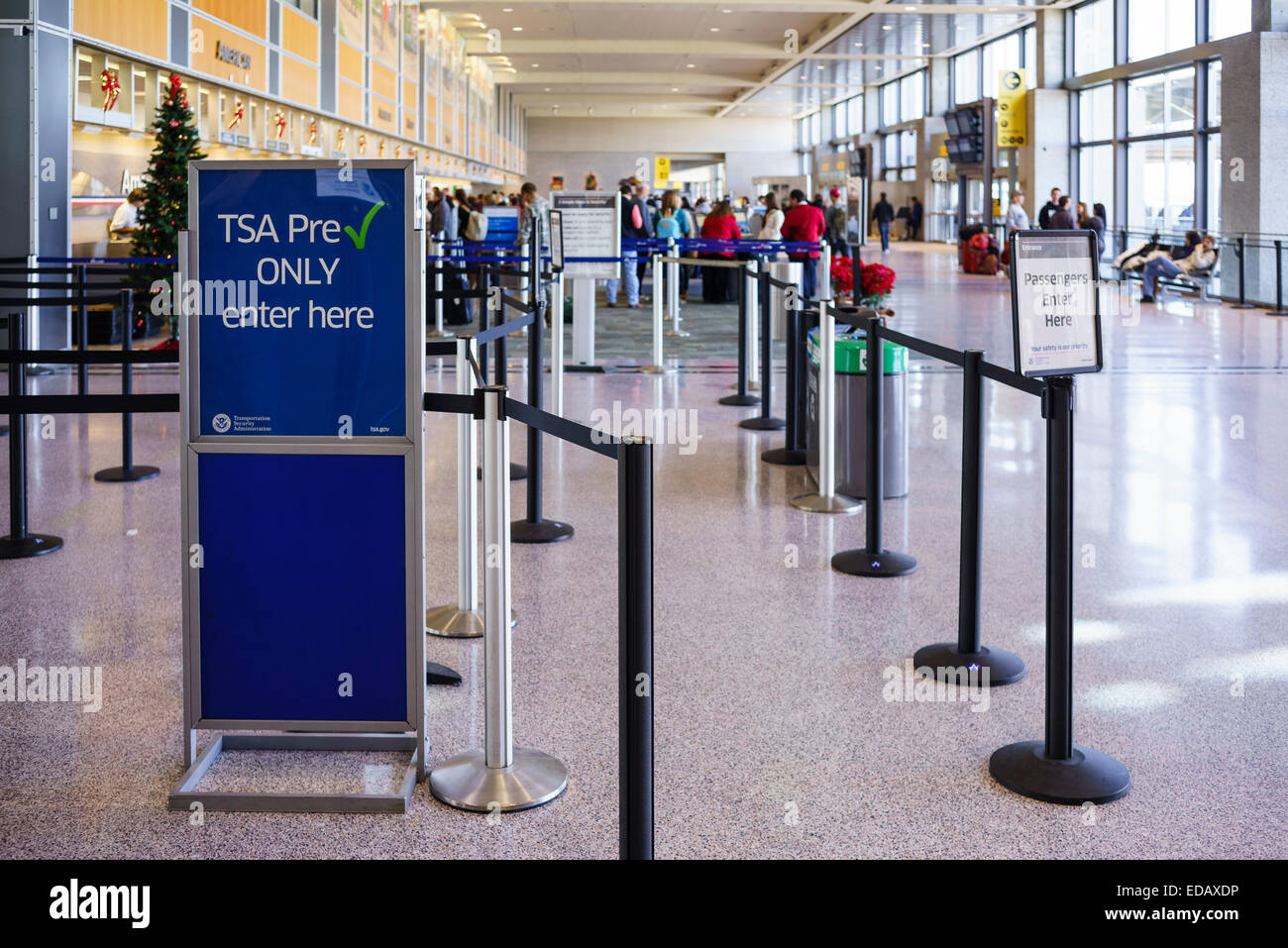 American Airlines Check in at AustinBergstrom International Airpor