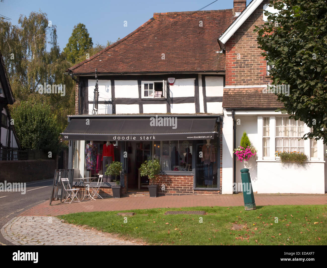 One of many converted historic houses in Lindfield village in West Sussex Stock Photo