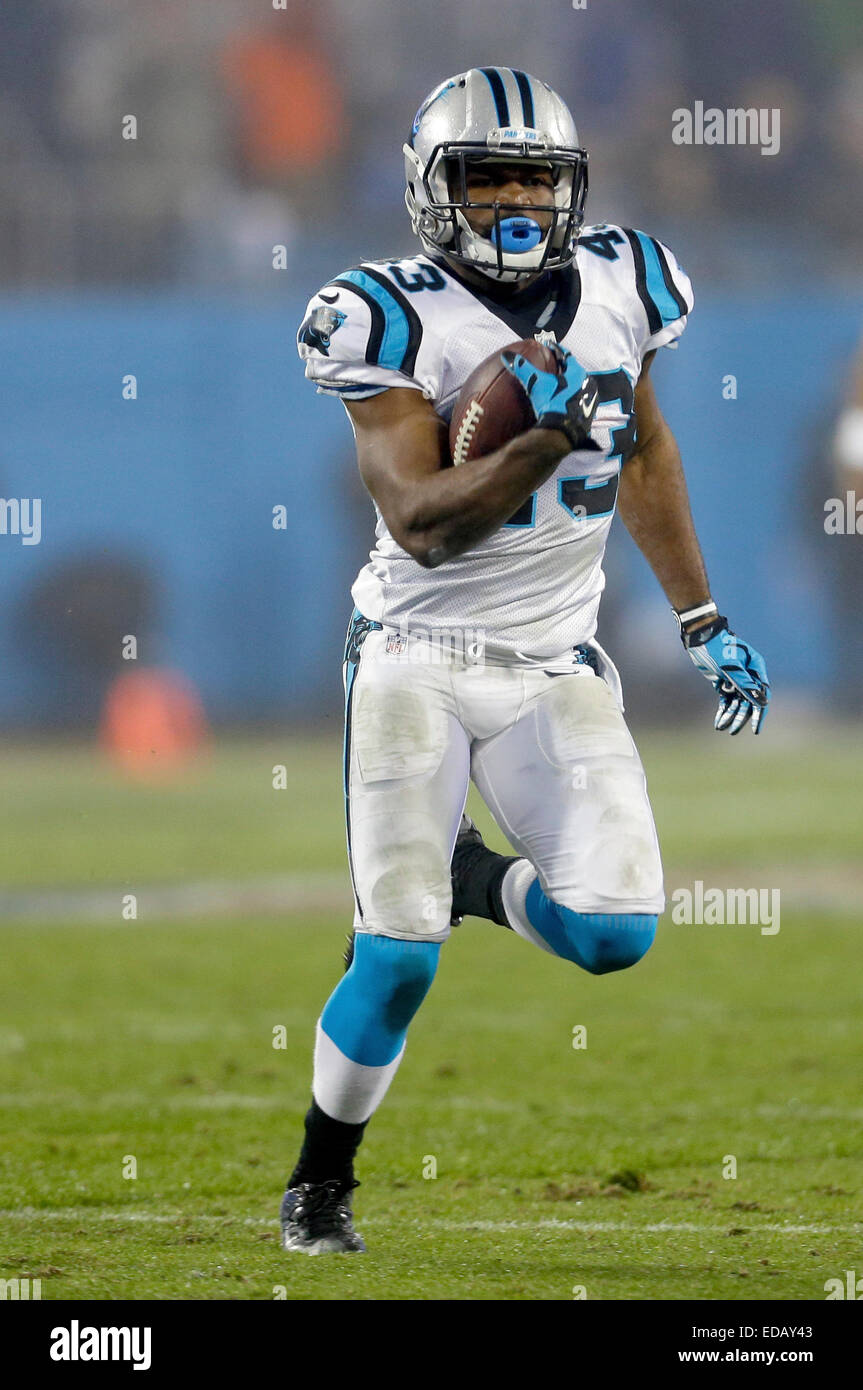 Dec. 19, 2010 - Charlotte, North Carolina, United States of America -  Arizona Cardinals cornerback Trumaine McBride (23)) catches a pass for a  Cardinal first down.Panthers lead the Cardinals 13-3 at halftime