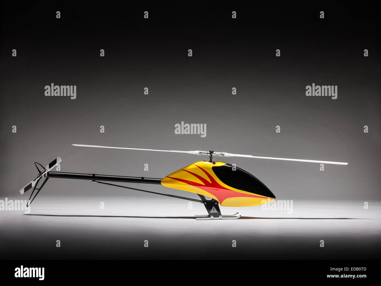 remote control helicopter. Studio shot Stock Photo - Alamy