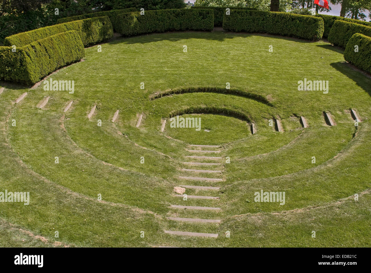 Europa, Deutschland, Hamburg, Roemischer Garten Stock Photo Alamy