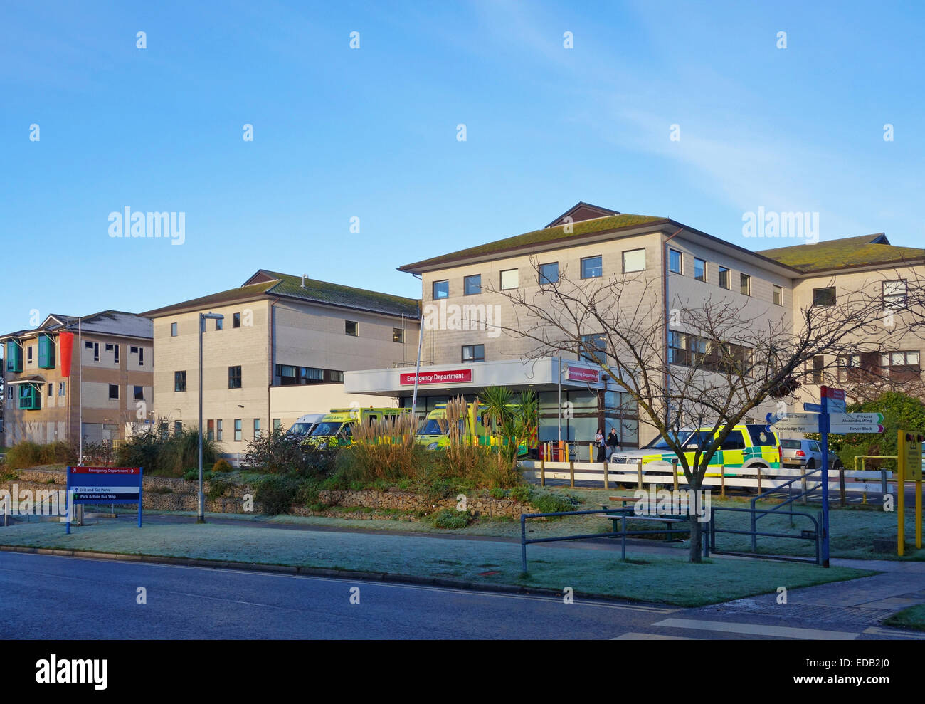 The Royal Cornwall Hospital, Truro, Cornwall, UK Stock Photo