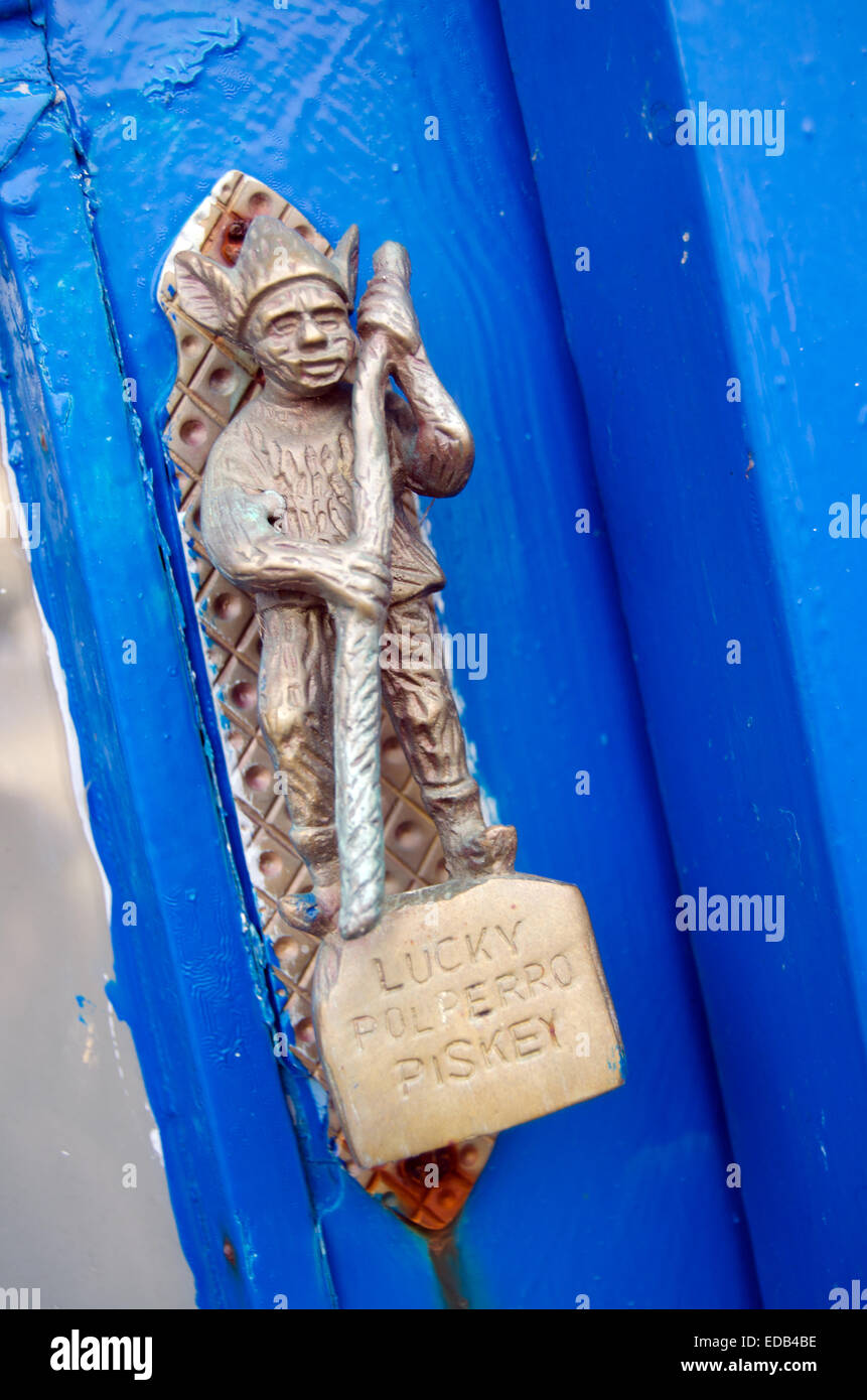 Door Knocker, Polperro, Cornwall, England, UK Stock Photo Alamy