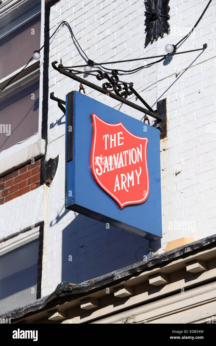 Salvation Army Shop in the Derbyshire Market Town of Ashbourne which is
