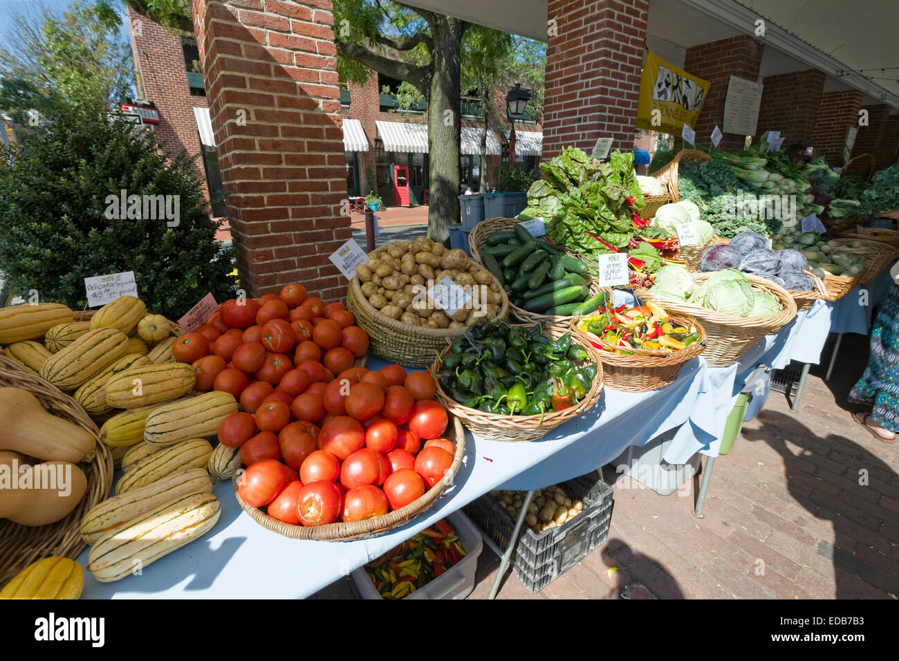 Farmers Market, Philadelphia, Pennsylvania Stock Photo