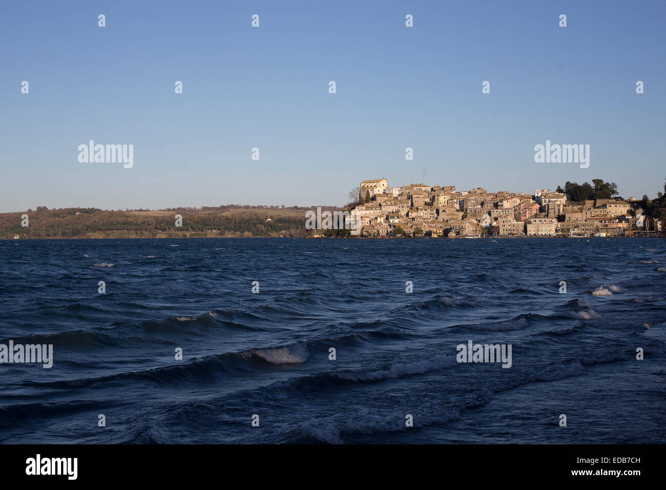 Anguillare, Bracciano lake Stock Photo