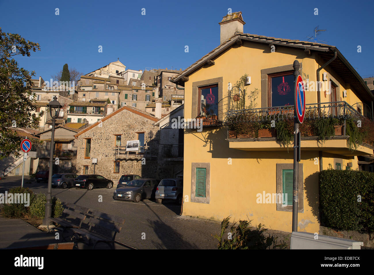 Anguillara sabazia, urbanscape Stock Photo Alamy