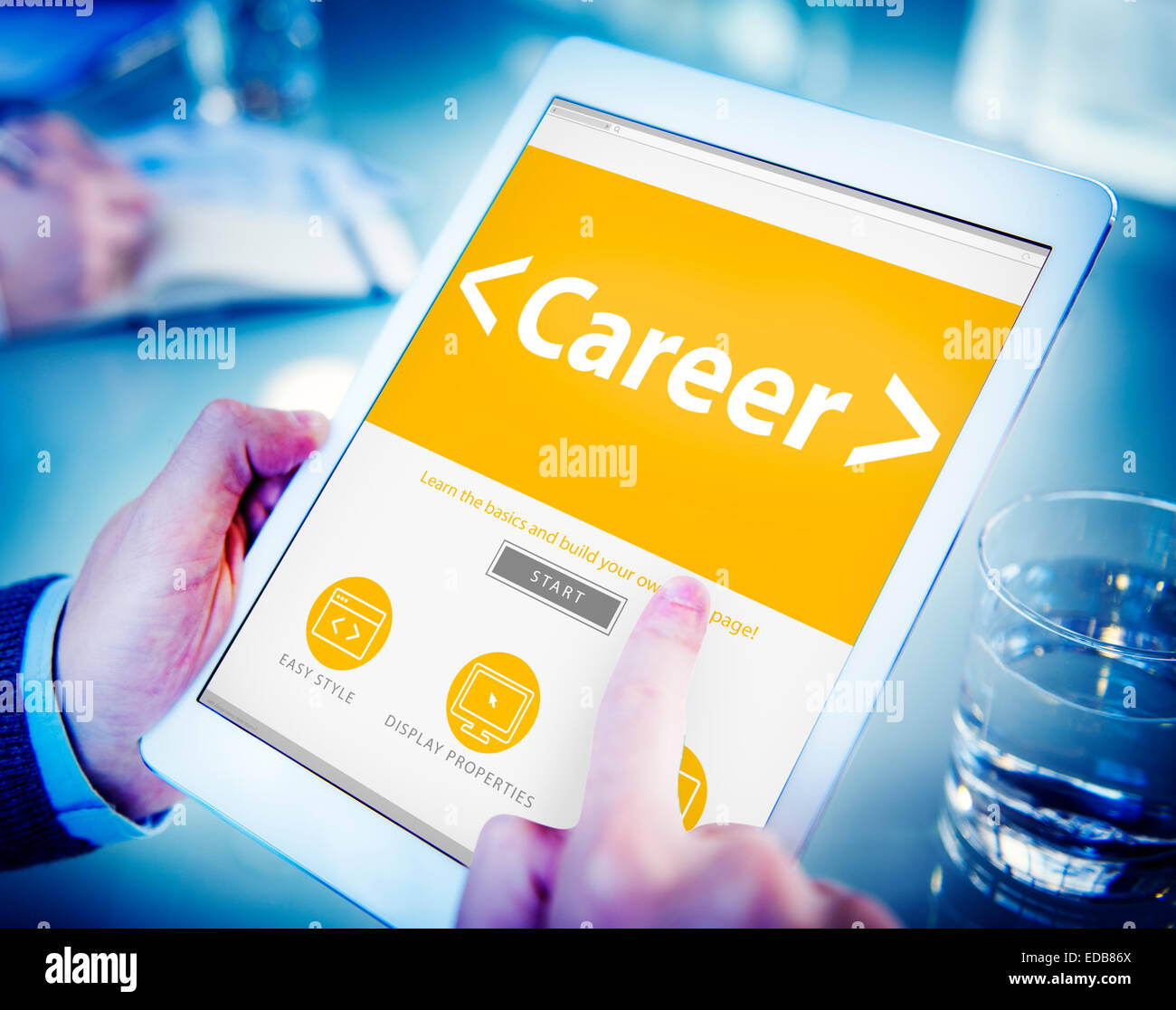 Online Business Career Occupation Office Working Concept Stock Photo