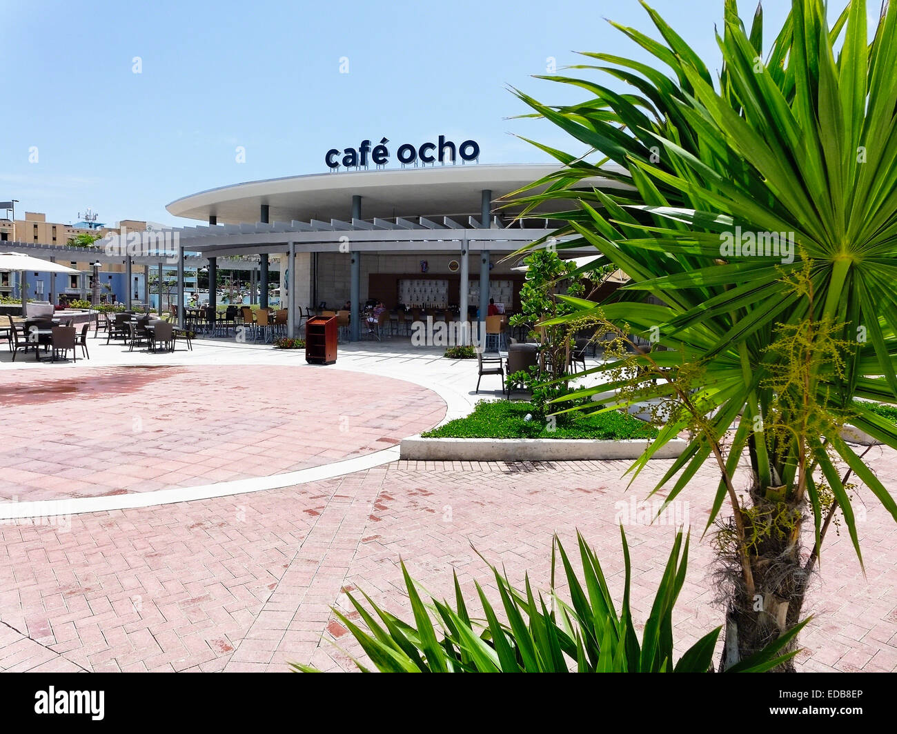 Open Cafe and Bar in Bahia Urbana Park, Puerta de Tierra, San Juan