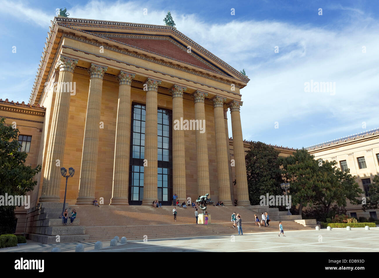 Philadelphia Museum of Art, building exterior, Philadelphia, Pennsylvania Stock Photo