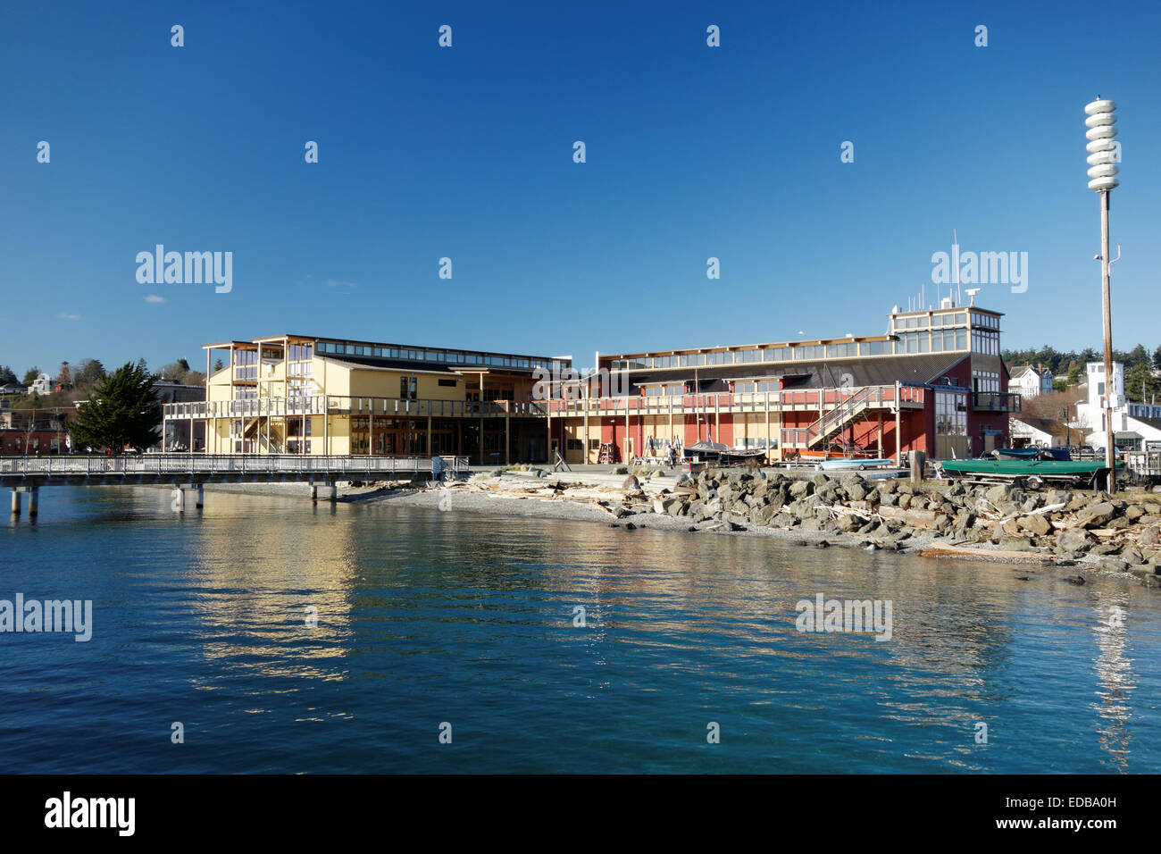 Northwest Maritime Center, Port Townsend waterfront, Jefferson County, Washington, USA Stock Photo