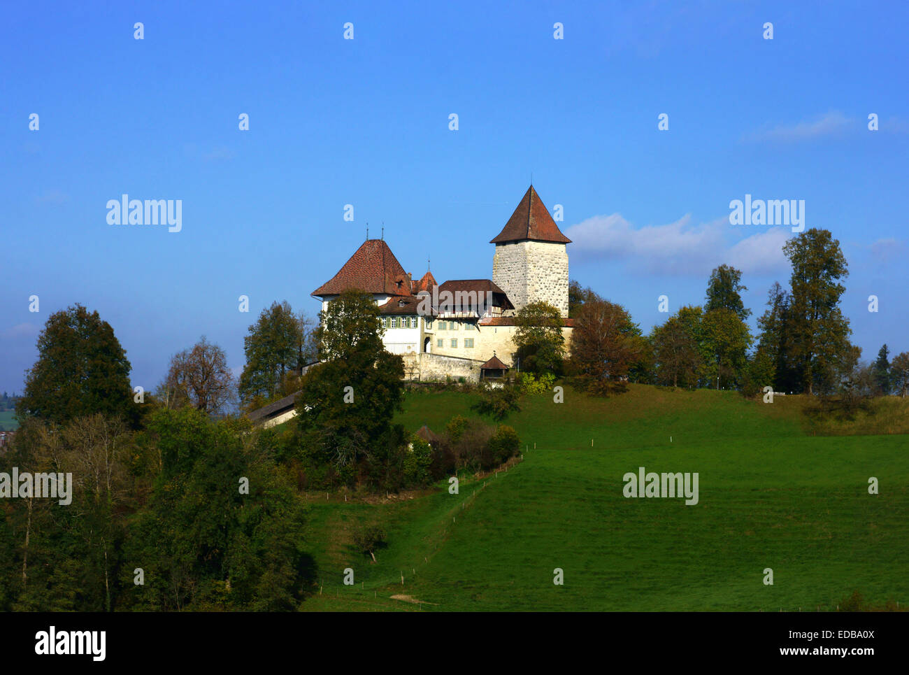 Castle Trachselwald, Emmental, Switzerland Stock Photo