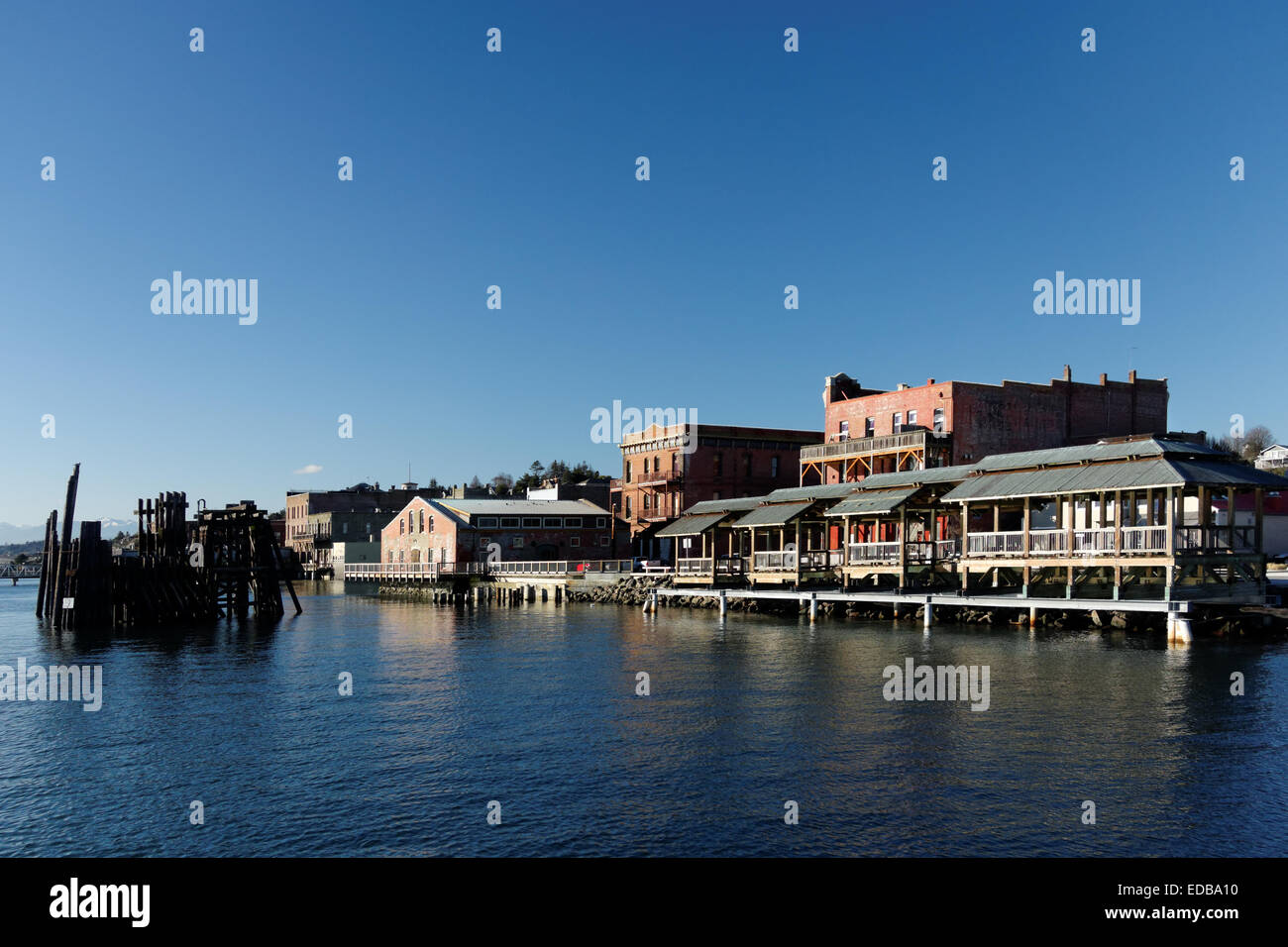 Port Townsend waterfront, Jefferson County, Washington, USA Stock Photo