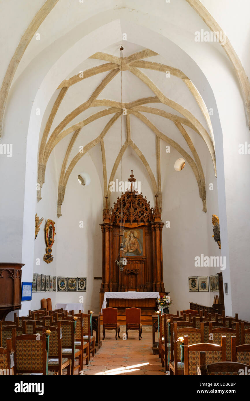 Chapel, Burg Güssing castle, Southern Burgenland, Burgenland, Austria Stock Photo