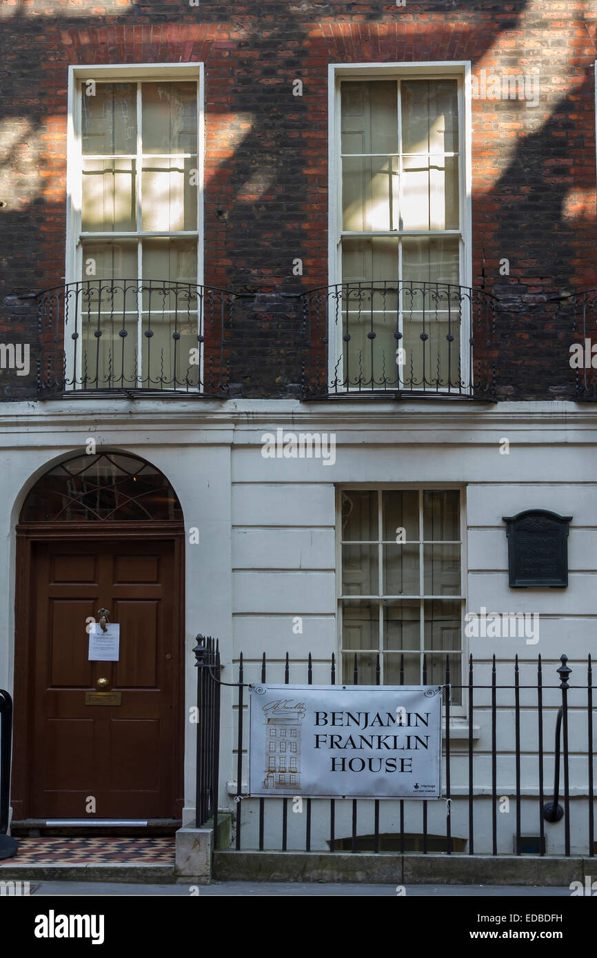 England london benjamin franklin house hires stock photography and