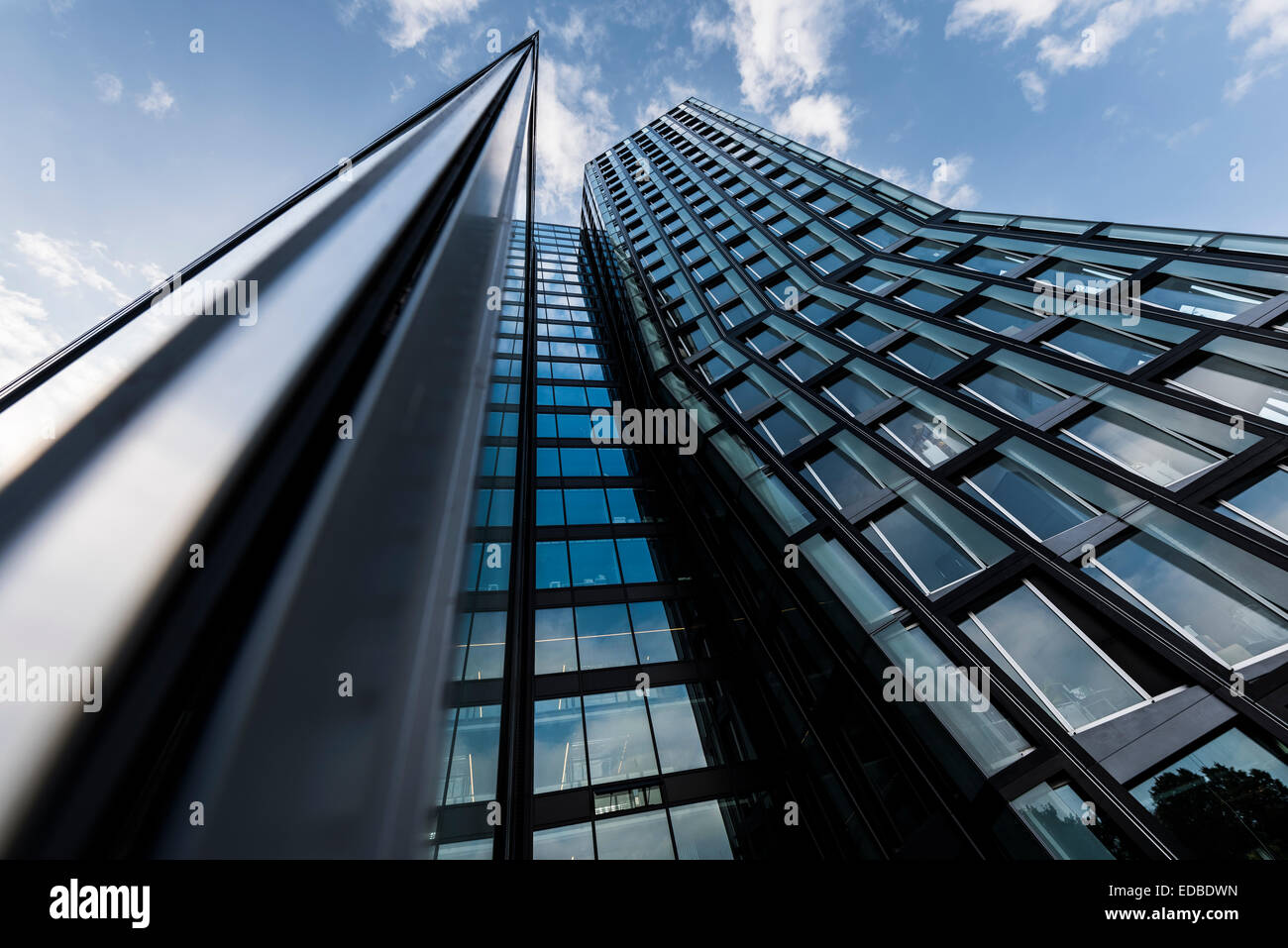 Office high-rise Tanzende Türme, St. Pauli, Hamburg, Germany Stock Photo