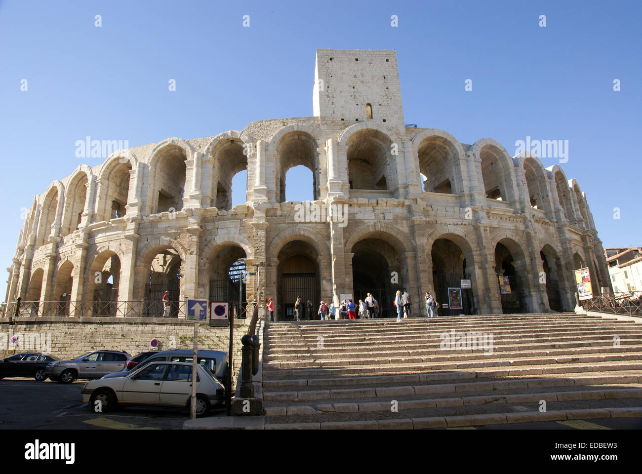 Roman Amphitheatre Arles, Provence, France Stock Photo