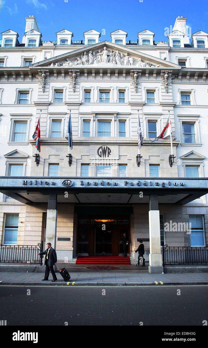 The Hilton Hotel London Paddington. Stock Photo