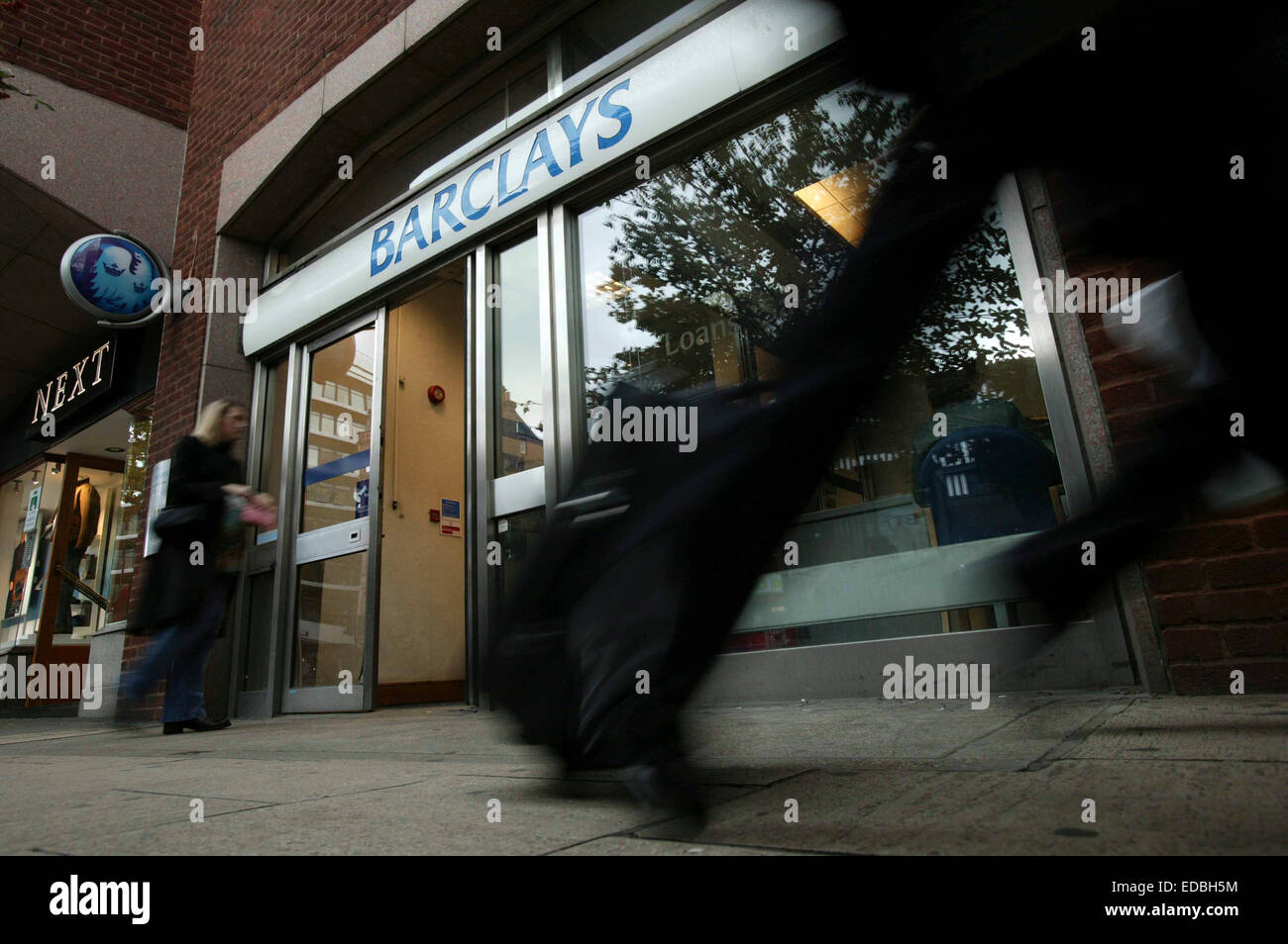 Exterior of the Barclays branch in High Holborn, London. Stock Photo
