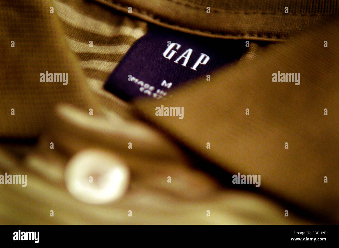 Branded GAP clothes in the Gap store on Oxford Street Stock Photo Alamy