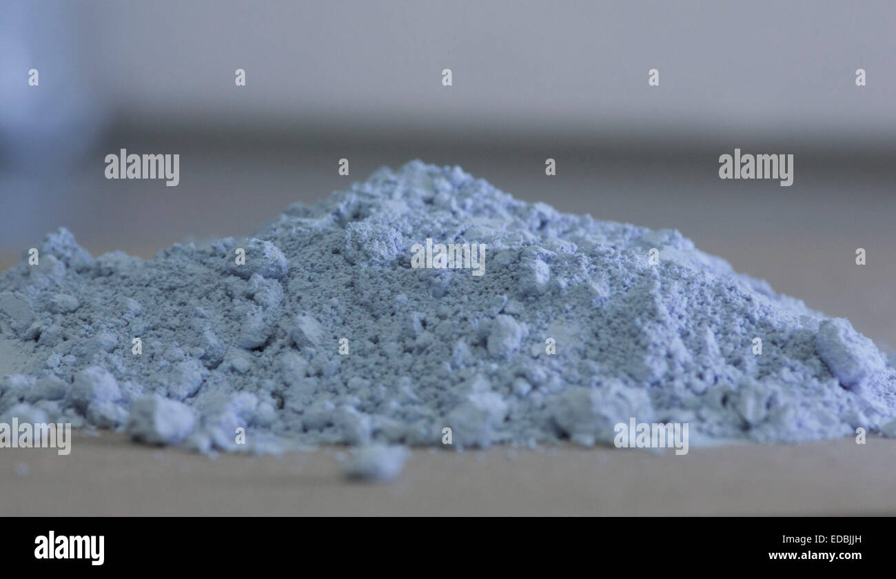 Rare earth neodyme oxide, photgraphed at the Tradium GmbH in Frankfurt