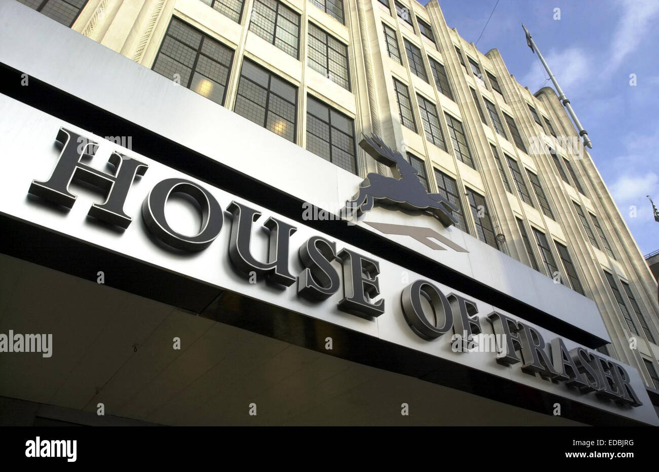Exterior of a House of Fraser department store. Stock Photo
