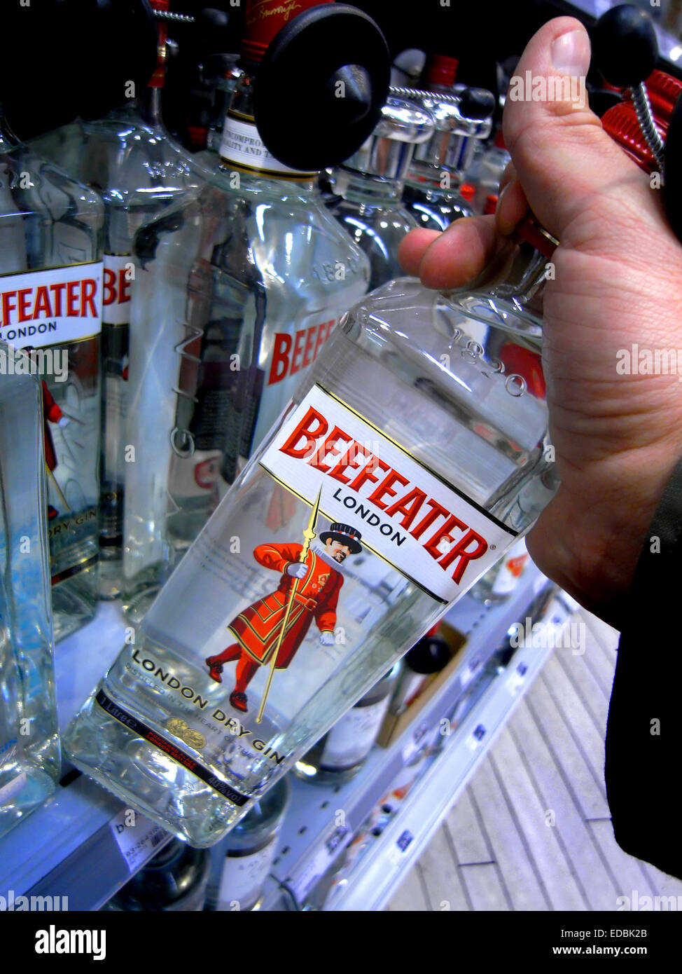 Illustrative image of Beefeater Gin, a Pernod Ricard brand Stock Photo Alamy
