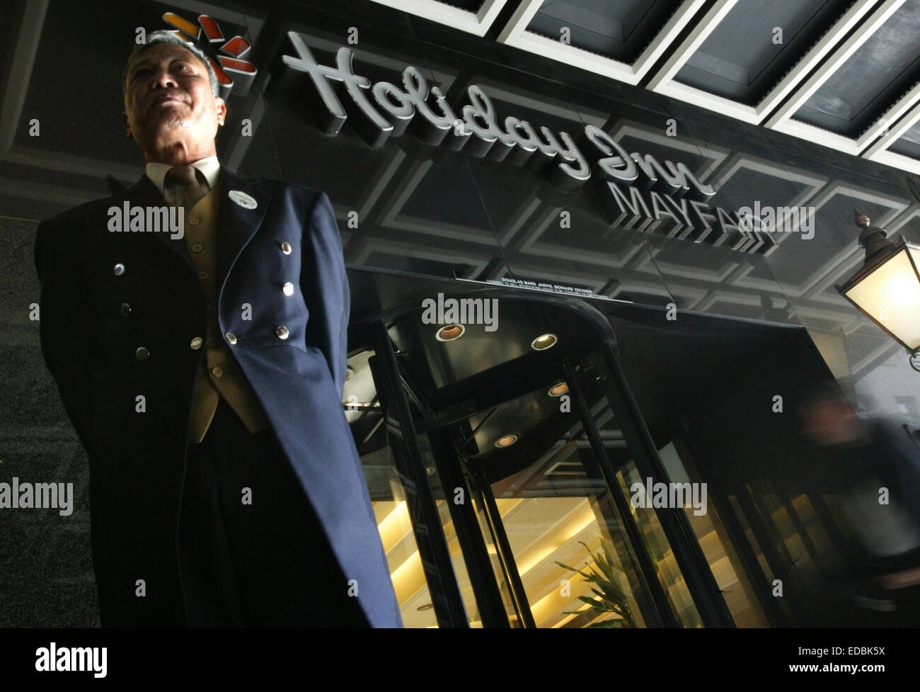 Picture shows the Holiday Inn in Mayfair, London part of the Intercontinental Hotel Group. Stock Photo