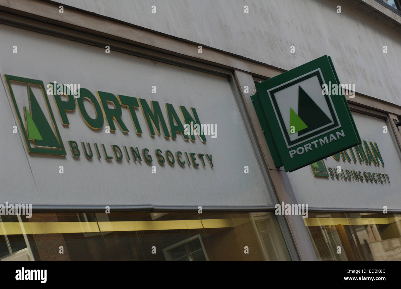 Exterior of a Portman building Society branch Stock Photo