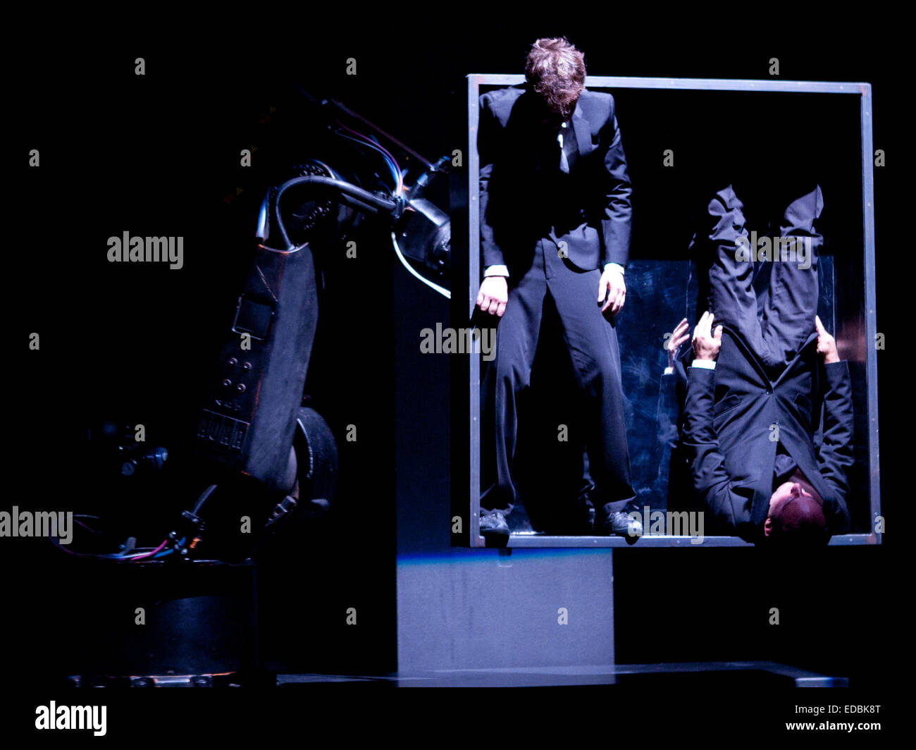 Compagnie 111 (FRA) performed at Trafo stage, Budapest, Hungary Sept 12, 2012 Stock Photo