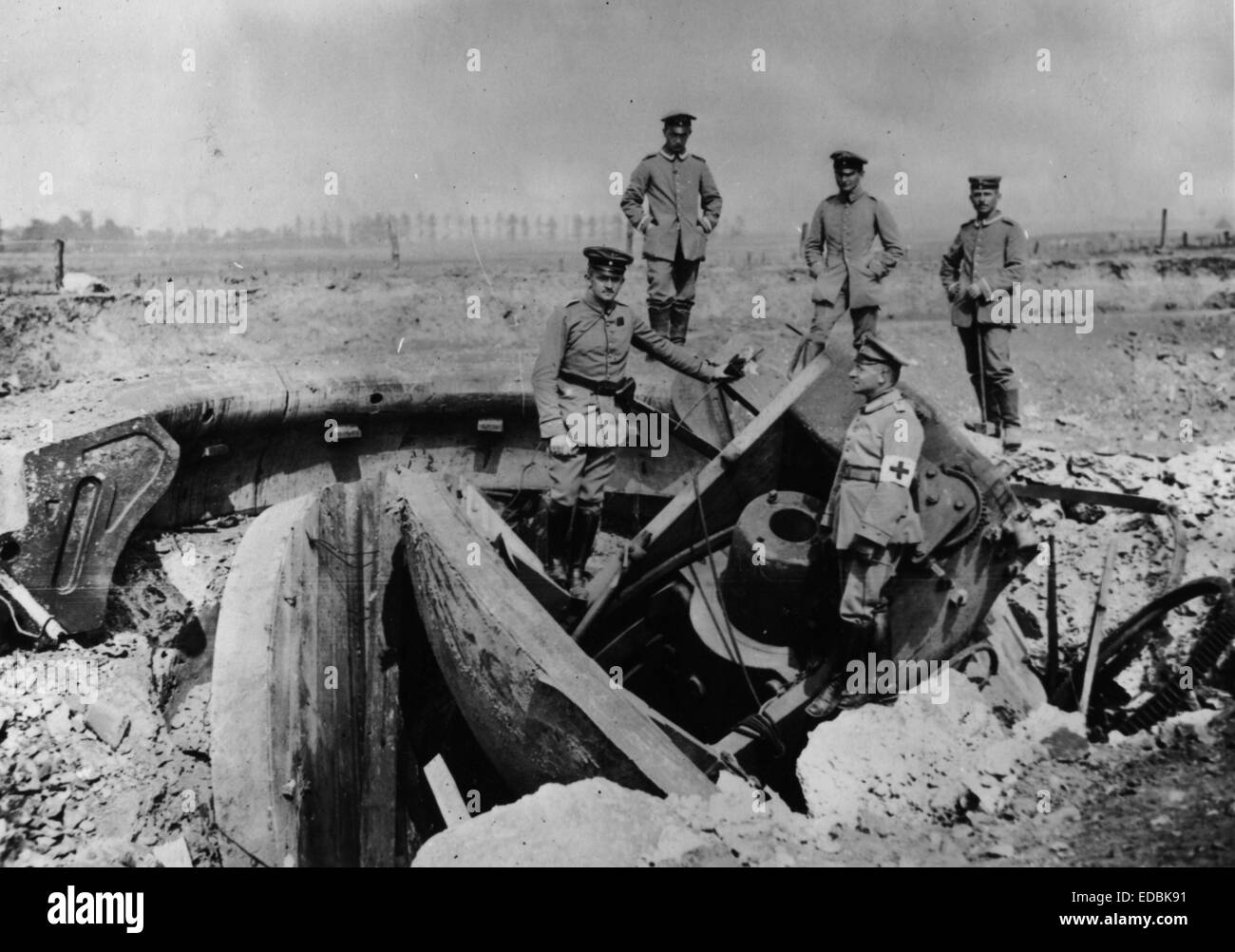 Germany - Belgium, 1914-18. Stock Photo
