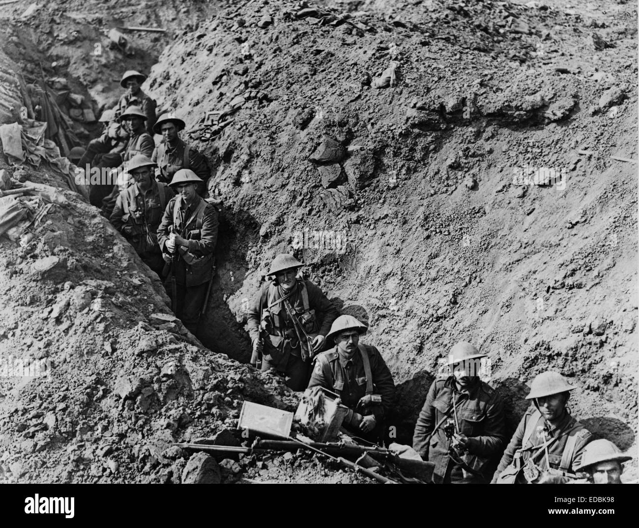 Battle of Flers-Courcelette. Stock Photo