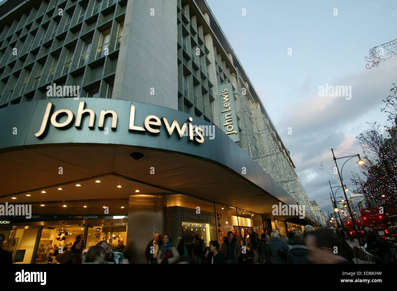 John lewis department store entrance hires stock photography and