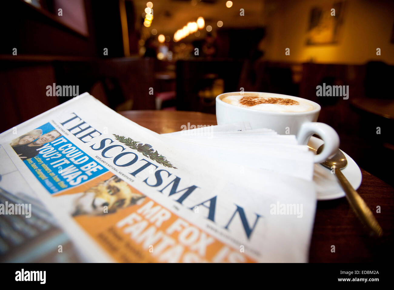 The Scotsman newspaper. Stock Photo