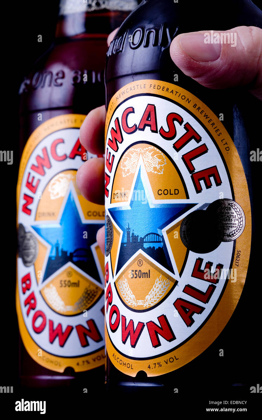 Illustrative image of Newcastle Brown ale Stock Photo Alamy