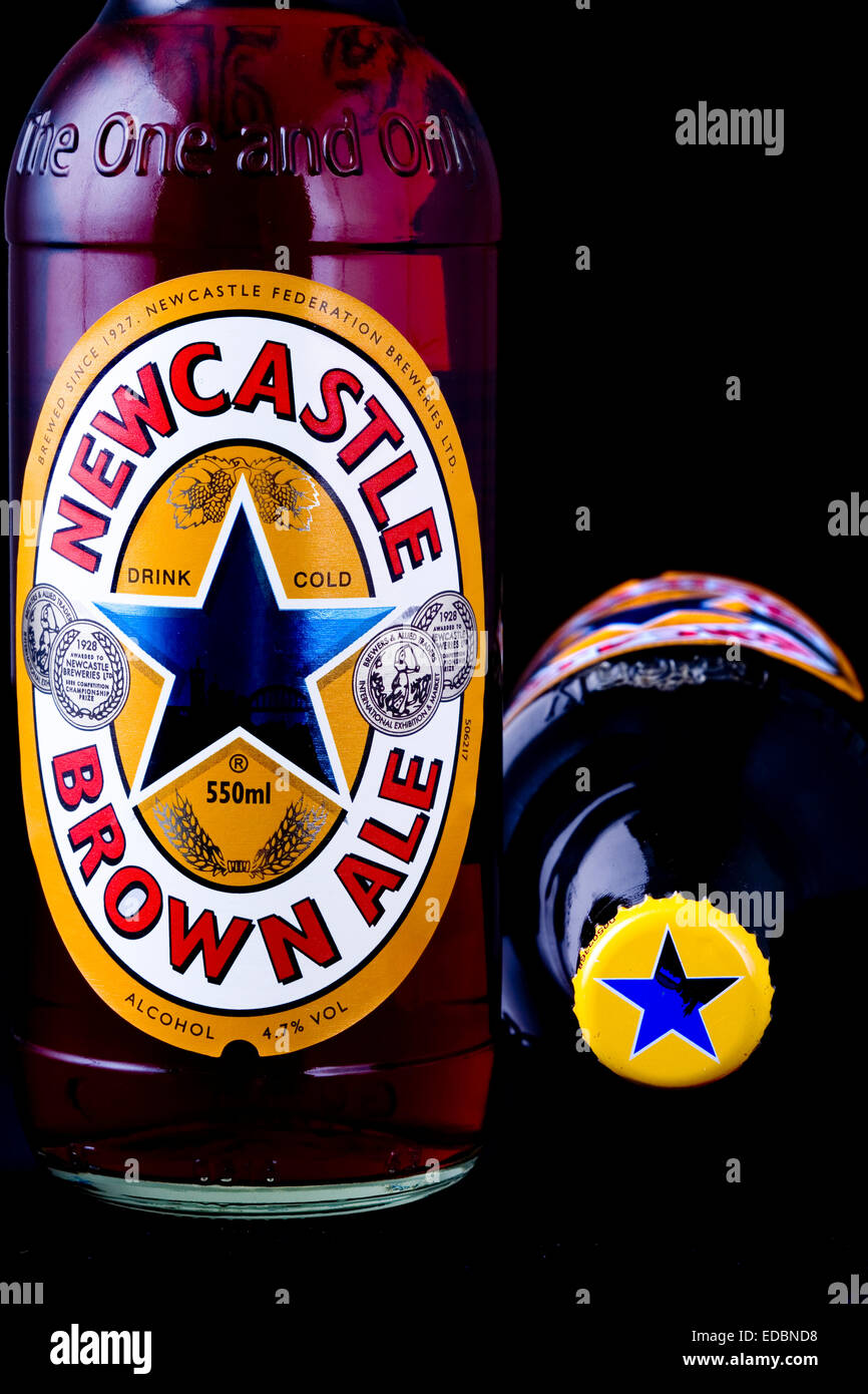 Illustrative image of Newcastle Brown ale Stock Photo Alamy