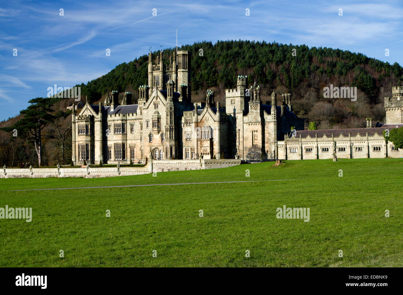 Margam Manor, Victorian Manor House, Port Talbot, South Wales Stock