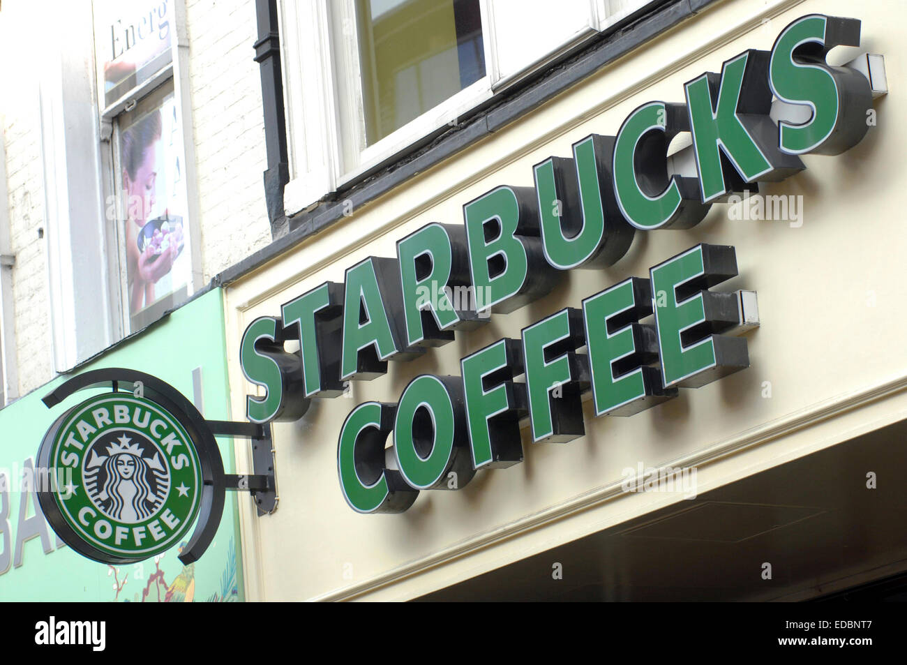 Starbucks coffee shop. Stock Photo